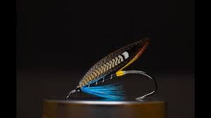 A Blue Charm Salmon fly Variant tied by Mark McLoone