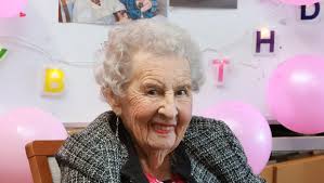 A woman who put her stamp