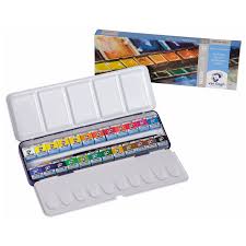 Van Gogh Water Colour Set Artists Watercolour Paint Palette Pans Van Gogh Watercolor Van Gogh Oil Painting Supplies