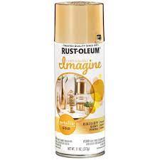 Rust Oleum 11oz Imagine Metallic Spray Paint Gold Target