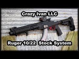 Crazy Ivan Ruger 10 22 Stock System Youtube