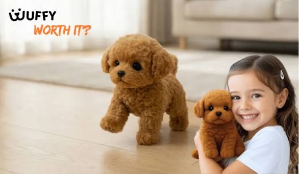 Wuffy Roboter Welpe Wuffy KI Roboter Welpe 2026 – Der Interaktive  Plüschhund Für Kinder, Der Bellt, Wedelt & Eigenständig Läuft
