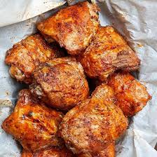 Oven Fried Chicken Thighs That Taste Just Like Pan Fried Or Even Deep Fried But Without All The Chicken Thights Recipes Fried Chicken Recipes Chicken Recipes