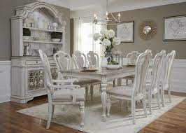 Liberty Furniture Magnolia Manor 7pc With 1 Leaf Rectangular Leg Dining Set In Antique White Est Ship Time Is 8 10 Weeks By Dining Rooms Outlet Liberty Furniture Dining Room Sets Dinette Sets