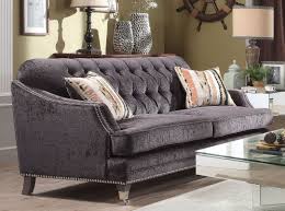 Get 5% in rewards with club o! Helenium Gray Chenille Living Room Set Furniture Plus