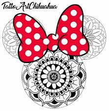 Download Mandala Minnie Mouse Disney Tattoos Disney Coloring Pages Mouse Tattoos