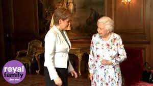 The scottish first minister's was widely. The Queen Jokes About The Weather With First Minister Of Scotland Nicola Sturgeon Youtube