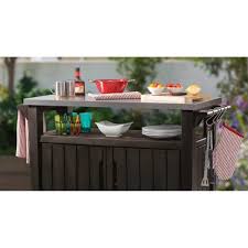 Entertain this summer in style! Keter Outdoor Entertainment Storage Station Grilling Table Sam S Club Entertainment Storage Storage Station Grill Table