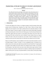 We did not find results for: Pdf Transnational Actors And The Conflict In The Great Lakes Region Of Africa