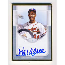 Looking to buy hank aaron baseball cards? Hank Aaron 2017 Topps Transcendent Baseball Framed Autograph Silver Card 11 15 Steel City Collectibles