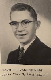 David Van Demark Ithaca High School yearbook 1961