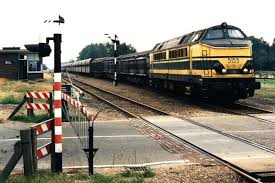The Beautiful Old Belgian Diesel Locomotive 5155 With Freight Train 49563 Budel Antwerpen At The Freight Track Between Bu Train Diesel Locomotive Belgium Train