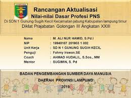 Maybe you would like to learn more about one of these? Rancangan Aktualisasi Nilai Nilai Dasar Profesi Pns Guru Tk Negeri Pembina Kecamatan Wulla Waijilu Kabupaten Sumba Timur Nama Ummil Latifah S Pd Gr Ppt Download
