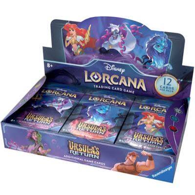 Disney Lorcana Ursula’s Return Booster Box Sealed Case – Set 4 English
