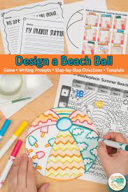 Beach Ball Drawing Game In 2021 Art Games For Kids Art Lessons For Kids Kids Art Projects