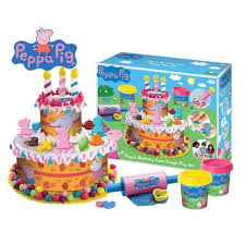 Peppa Pig Birthday Cake Dough Play Set Peppa Pig Http Www Amazon Co Uk Dp B00khwh6nu Ref Cm Sw Pig Birthday Cakes Peppa Pig Birthday Cake Peppa Pig Birthday