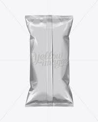 Download White Plastic Snack Package Large In Flow Pack Mockups On Yellow Images Object Mockups