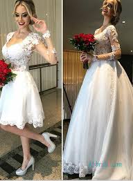 Off the shoulder long sleeve mermaid wedding dress plus a gorgeous embroidered tulle. Convertible Wedding Dress Long To Short Off 68 Www Daralnahda Com