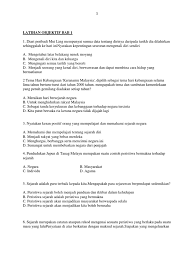 Perlu adanya perpaduan di kalangan. Koleksi Soalan