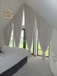 From tricky apex windows to faux fur drapes, we are on hand to advise and inspire with samples and ideas from the outset. Designing And Fitting Bespoke Apex Window Curtains