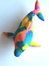 17 Sea World Park Rainbow Bottlenose Dolphin Plush Marine Life Stuffed Animal Seaworld Bottlenose Dolphin Sea World Animals