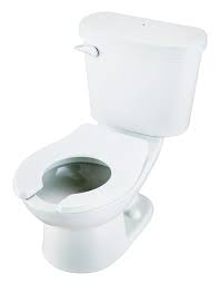 That there are no bolts under the screws! Gerber He 20 601 Peewee Toilet In A Box Children S Toilet White Park Supply Company