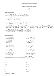 Exercitii rezolvate cu limite de functii 1) sa se calculeze limitele: Limite De Functii Remarcabile Exercitii Rezolvate