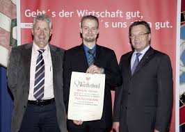 Disoccupazione in calo in tirolo. Landeshauptmann Und Burgermeister Gratulierten Jungmeister Christian Seiwald Kitzbuhel