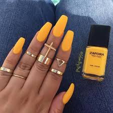 Acrylic Coffin Shaped Black And Yellow Nails Yellow Coffin Nails Yellow Nails Nail Designs Gorgeous Nails