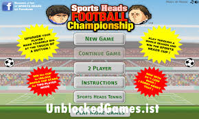 Play Sports Heads Soccer Unblocked For Free At Unblocked Games Soccertips Big Head Football Head Soccer Football Games