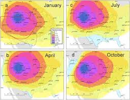 Things to do in yellowstone national park. Yellowstone Volcano Eruption Map Nowhere Is Safe From Volcanic Blast Science News Express Co Uk