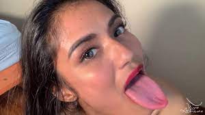 Super Up Close Tongue Fetish *Longest Tongue Ever* - RedTube