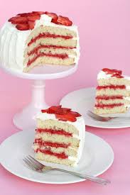 Strawberry Shortcake Cake Glorious Treats Strawberry Cake Filling Desserts Shortcake Cake