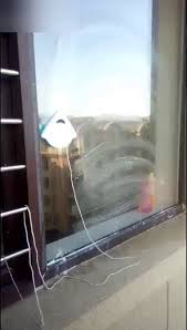 A Little Gadget To Clean The Exterior Window Windows Exterior Cleaning Window Cleaner