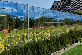 Sichtschutz Wiese Patio Garten Pvc Zaun Doppelstabmatten