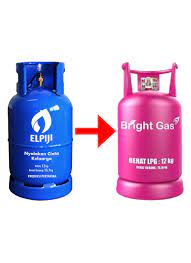 Liquefied petroleum gas (lpg or lp gas), is a flammable mixture of hydrocarbon gases used as fuel in heating appliances, cooking equipment, and vehicles. Elpiji Bright Gas Isi Ulang 12kg Klikindomaret