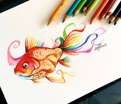 14 Patreon Support By Lucky978 On Deviantart Colorful Drawings Color Pencil Drawing Marker Art The best charcoal pencil drawing tutorial of a fish. pinterest