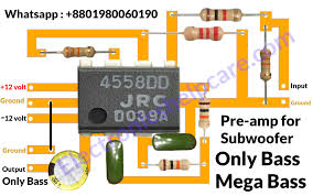 Skema modulator fm maret 18, 2018; This Is A Subwoofer Circuit Diagram It Also Call Low Pass Filter For Making Subwoofer We Have To Use This Circuit As Circuit Diagram Subwoofer Audio Amplifier