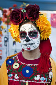 Full Skull Traditional Vintage Halloween Costume Day Of The Dead Art Sugar Skull Face