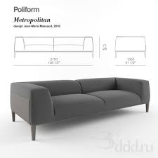 3d Modeli Divany Poliform Metropolitan 868
