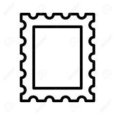 Check spelling or type a new query. Postage Stamp Or Letter Stamp Line Art Icon Royalty Free Cliparts Vectors And Stock Illustration Image 55005602
