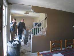 How To Remove Stud Walls To Create An Open Floor Plan Diy Stairs Staircase Remodel Open Floor Plan
