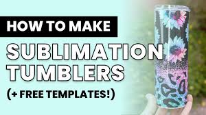 How To Use Sublimation Tumbler Wraps - So Fontsy