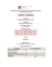 Peperiksaan percubaan pt3.maklumat berikut adalah kerja penyenggaraan tanaman sayuran. Contoh Muka Hadapan Kertas Kerja Okt20feb21 Docx Universiti Teknologi Mara Uitm Cawangan Melaka Kampus Alor Gajah Semester 1 Sesi 2020 2021 Oktober Course Hero