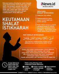 Bacaan Niat Sholat Istikharah Lengkap Beserta Doa Dan Keutamaannya Bagian All