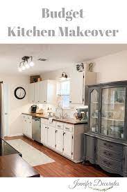 Before And After Budget Kitchen Makeover Above Kitchen Cabinets Decorating Above Kitchen Cabinets How To Decorate Above Kitchen Cabinets