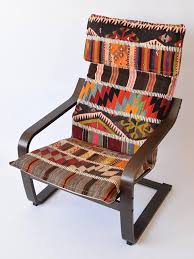 Ikea Poang Patchwork Rug Slipcover 002 Etsy Ikea Chair Cover Diy Furniture Covers Ikea Rug