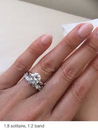 1 8 Ct Solitaire Eternity Ring Wedding Rings Engagement Ring Wedding Band