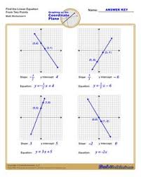 If we have two points on a line, ( x 1, y 1) and ( x 2, y 2 ), then we can find the slope using the. Find The Equation Of A Line From Two Points