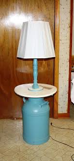 1930 S Milk Can Table Lamp Handmade By Dairy Farmer Table Lamp Milk Can Table Furniture Makeover